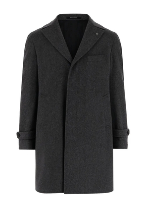 Tagliatore single-breasted wool coat - Grey
