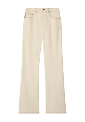 Burberry equestrian-knight straight-leg jeans - Neutrals