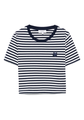 Maison Kitsuné Fox-motif T-shirt - Blue