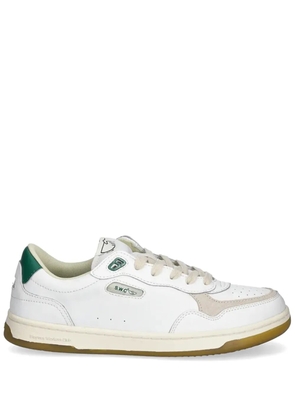 Stepney Workers Club leather panelled sneakers - White