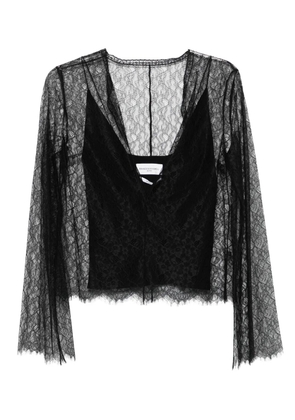 Brandon Maxwell The Eloise lace blouse - Black