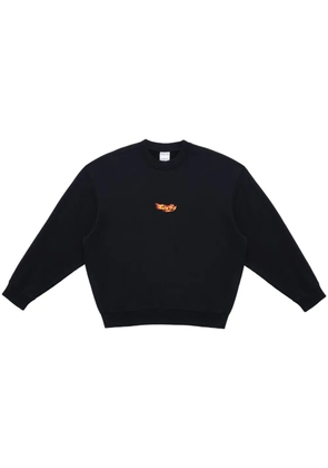 COUNTY OF MILAN County Flame sweatshirt - Black