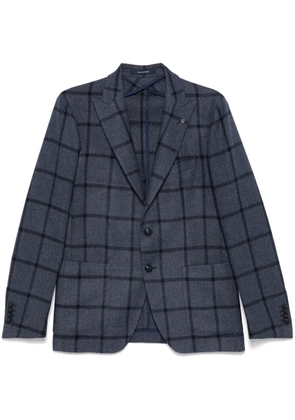 Tagliatore checkered blazer - Blue