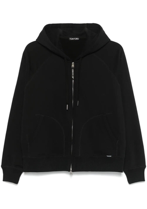 TOM FORD zip-up hoodie - Black