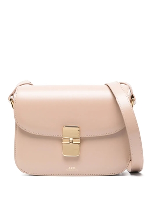 A.P.C. small Grace shoulder bag - Neutrals