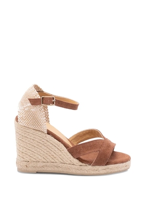 Castañer Bruna/8/002 criss-cross buckle espadrilles - Brown