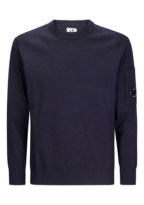 C.P. Company crew neck lens pocket jumper - Black