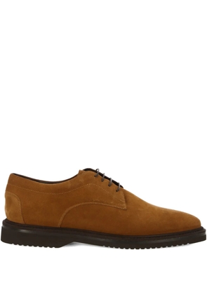 Ortigni suede derby shoes - Brown