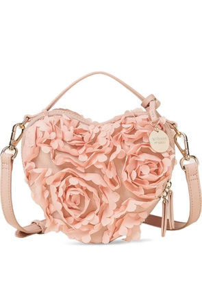 TWINSET floral appliqué shoulder bag - Pink