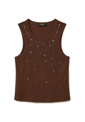 TWINSET embroidered top - Brown