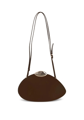 Benedetta Bruzziches leather clasp-closure shoulder bag - Brown
