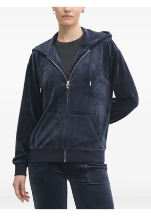 Juicy Couture hooded zip-up hoodie - Blue