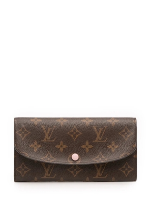 Louis Vuitton Pre-Owned 2018 Monogram Emilie Wallet long wallets - Brown