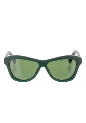 Jacquemus geometric-frame sunglasses - Green