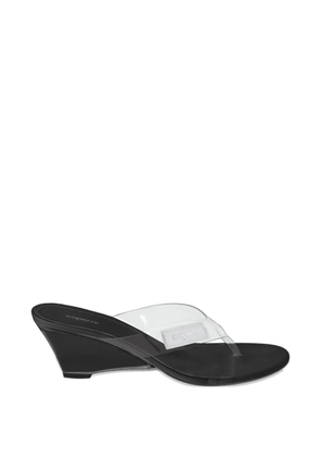 Coperni wedge thong sandals - White