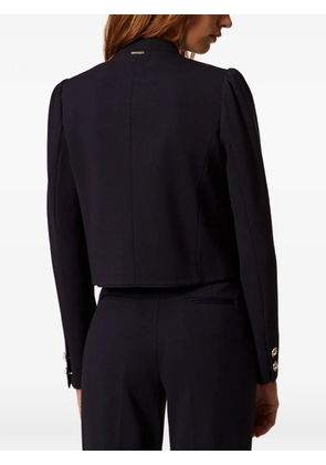 TWINSET mandarin-collar decorative-button jacket - Blue