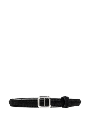 LIE STUDIO Georgia buckle belt - Black