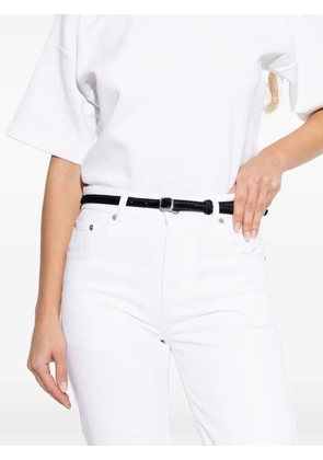 LIE STUDIO Georgia buckle belt - Black