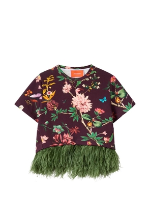 La DoubleJ La Scala floral T-shirt - Purple