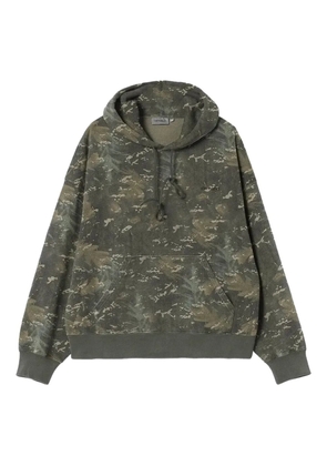 Carhartt WIP camouflage-pattern hoodie - Green