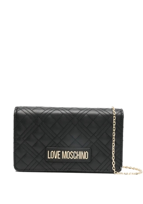 Love Moschino chain-strap shoulder bag - Black