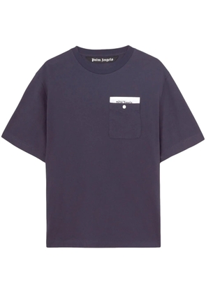 Palm Angels Sartorial Tape cotton T-shirt - Blue