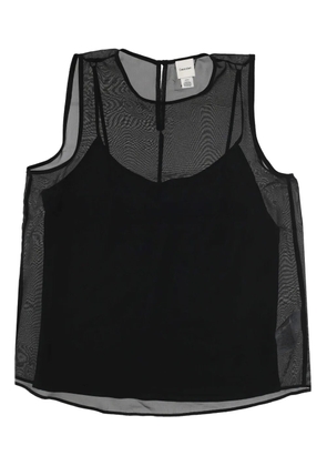 Calvin Klein mesh sleeveless top - Black