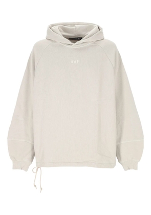 Applied Art Forms hooded drawstring hoodie - Neutrals
