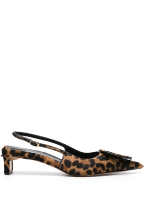 Jacquemus Les Slingbacks Duelo 40mm pumps - Brown