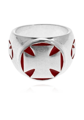 VETEMENTS cross ring - Silver