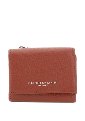 GIANNI CHIARINI leather zip-around wallet - Red
