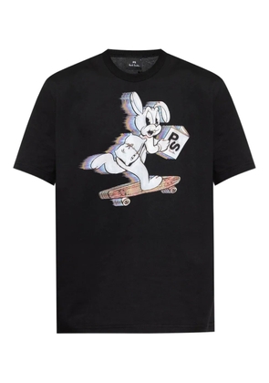 PS Paul Smith Skate Bunny-print T-shirt - Black