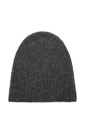 Roberto Collina ribbed beanie - Grey