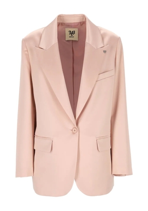 Aniye By peak-lapel pin blazer - Pink