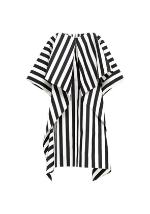 Jacquemus striped-pattern dress - Black