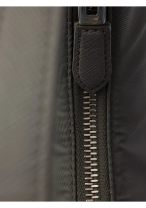 Prada mini Re-Edition 2005 zip tote bag - Grey