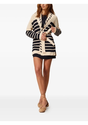 TWINSET striped cardigan - Neutrals
