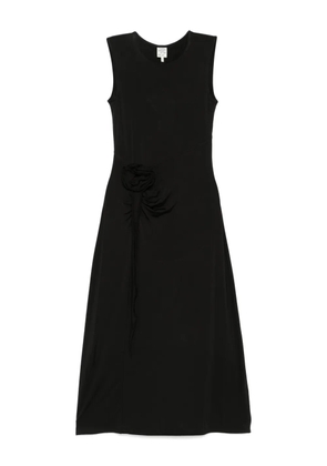 Baum Und Pferdgarten rose-detail sleeveless dress - Black