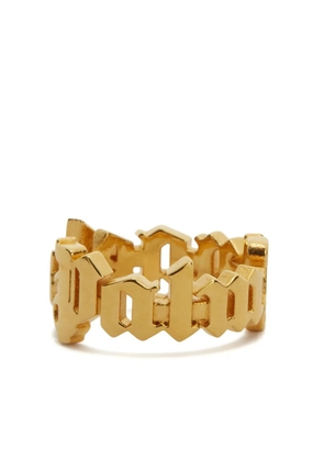 Palm Angels logo ring - Gold