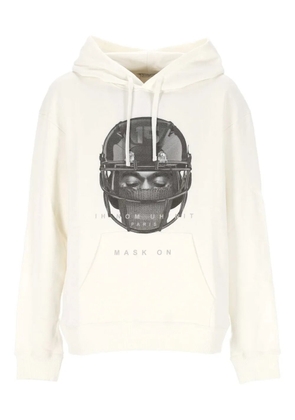 Ih Nom Uh Nit graphic-print hoodie - Neutrals