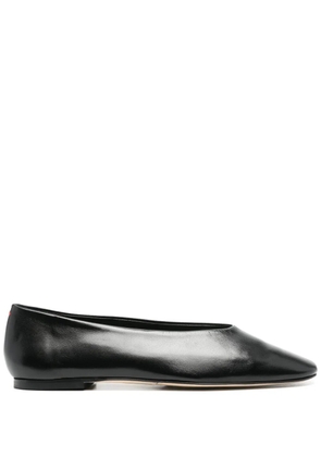 Aeyde Kirsten leather flat - Black
