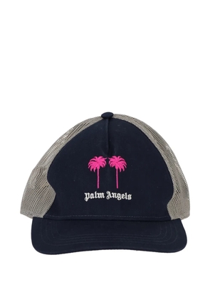 Palm Angels logo hat - Blue