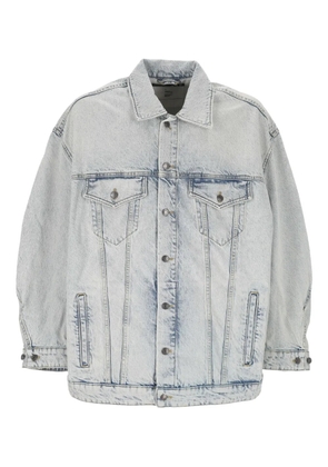 Applied Art Forms buttoned faded-effect jacket - Blue