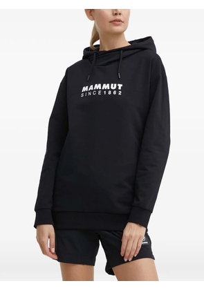 Mammut logo-detail hoodie - Black