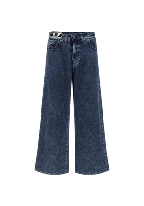 Diesel 1996 D-Sire-S4 cut-out logo jeans - Blue