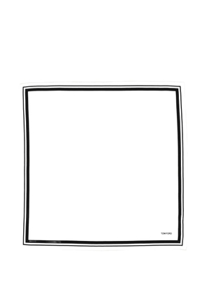 TOM FORD silk scarf - White