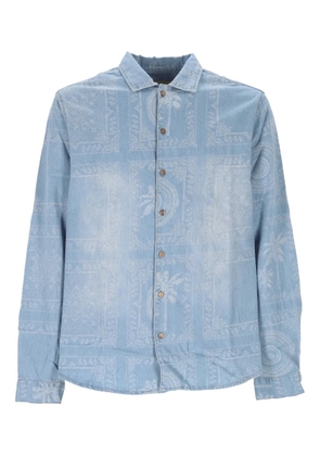 TOOCO patterned buttoned shirt - Blue