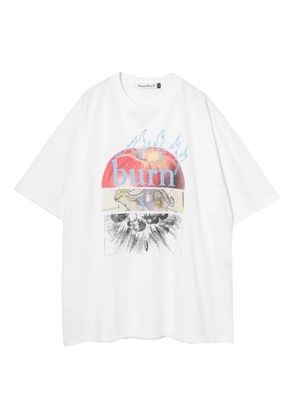 Undercover apple-print T-shirt - White