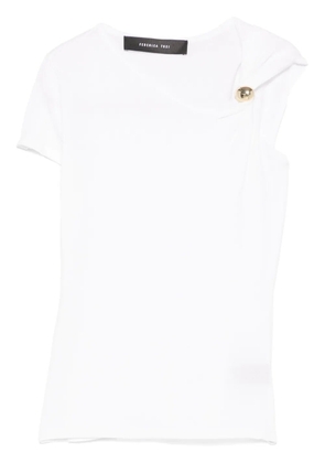 Federica Tosi jewel-detail T-shirt - White