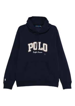 Polo Ralph Lauren logo-embroidered hoodie - Blue
